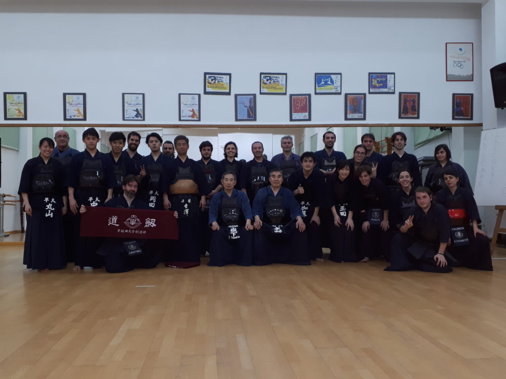 Foto de grupo después del entrenamiento del Jueves 15 de febrero.